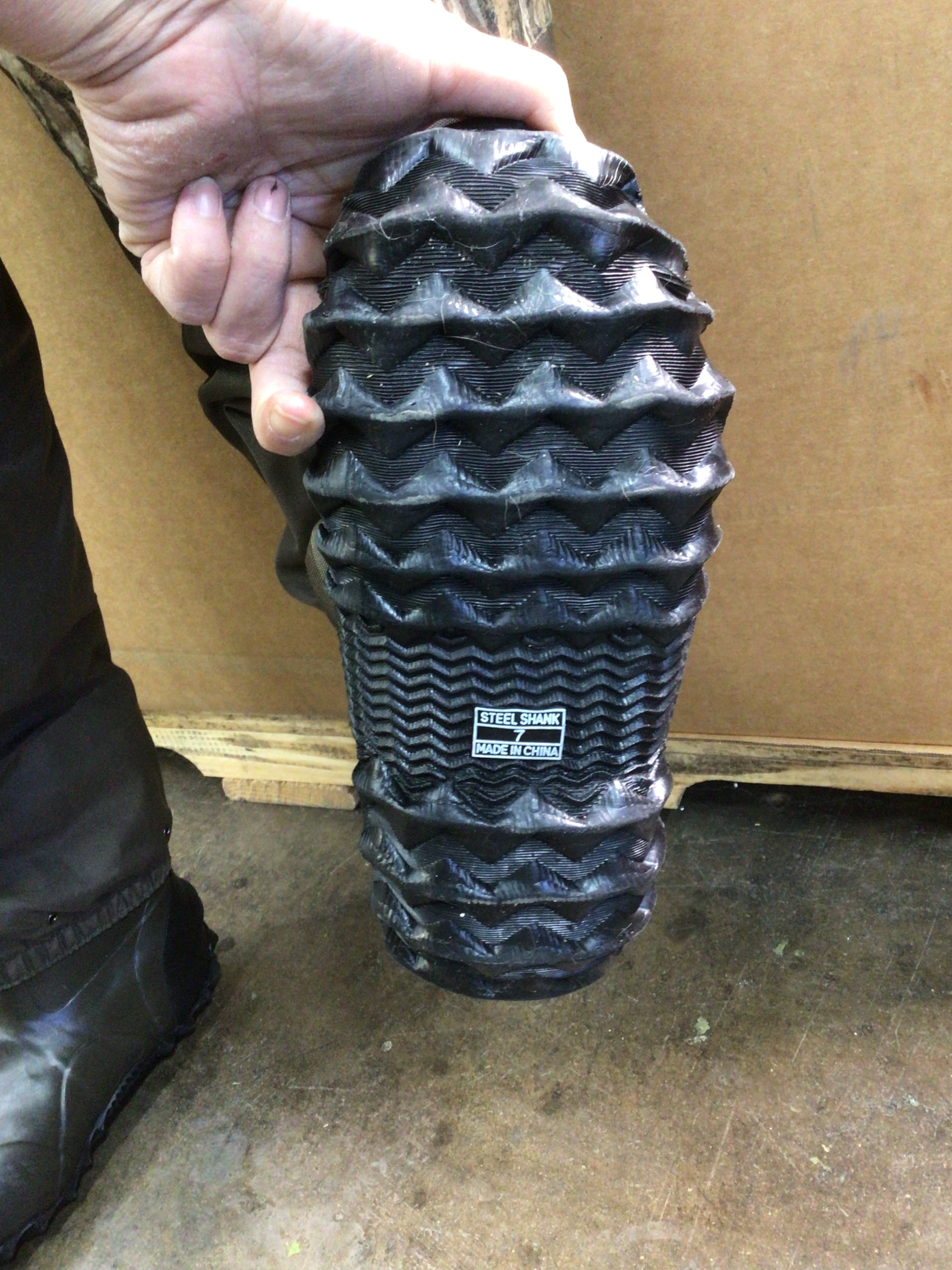 TIDEWE Hunting Wader with 1400 Gram Insulation Rubber Boots/Neoprene Size 7 (7954739200238)